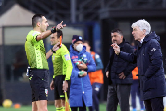 Zona mista Atalanta-Napoli