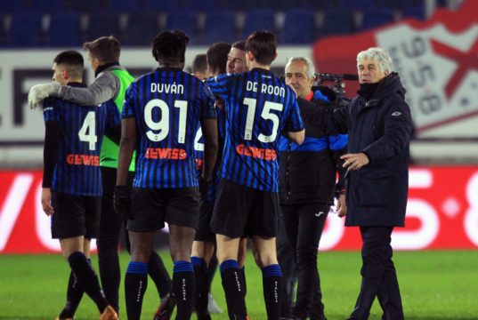 Zona Mista Atalanta Napoli coppa