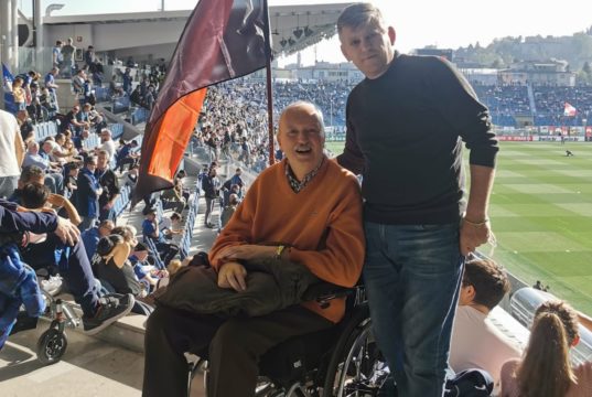 Nikola e Piermarco, in Curva Nord con l’Ucraina nel cuore