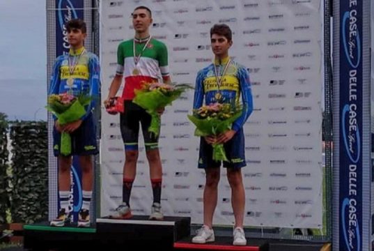 La Ciclistica Trevigliese sul podio con Donati e Milesi ai campionati italiani crono