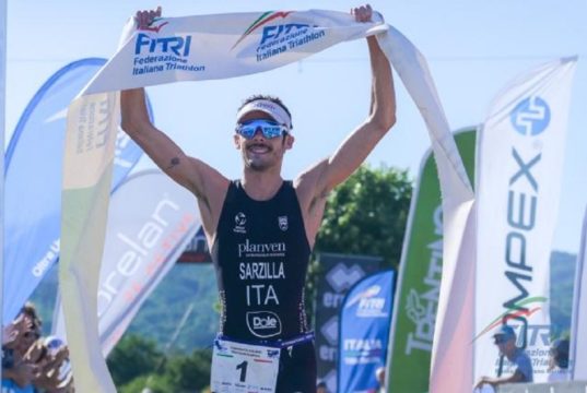 Il bergamasco Michele Sarzilla è tricolore al Triathlon Olimpico