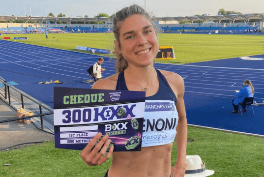 Marta Zenoni si impone a Manchester nei 1500