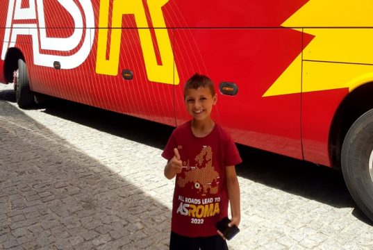 in Portogallo a vedere la Roma