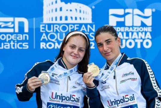 L’Italia è oro e bronzo anche nei tuffi con Bertocchi e Pellacani Europei di nuoto Roma