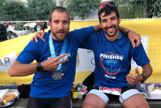 Simone Aresi e Mauro Nodari, ecco gli Ironman della Val Gandino Triathlon Cervia