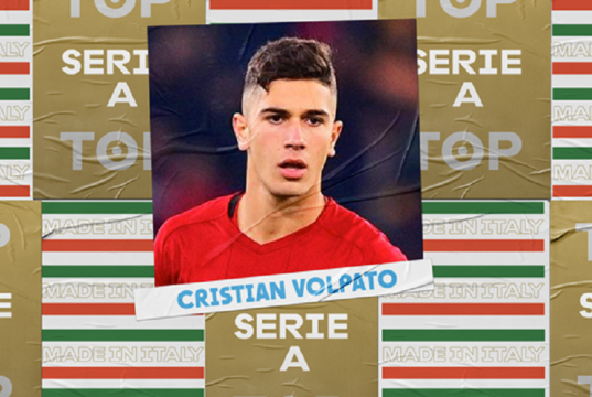 Cristian Volpato miglior giocatore della 12.a giornata di Serie A