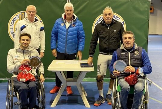 Paolo Cancelli (SBS Bg) vince singolare e doppio al Torneo di Cremona Tennis in carrozzina