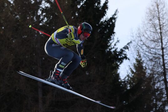 Discesa libera, terzo tempo per Mattia Casse nella seconda prova cronometrata di Wengen Discesa libera