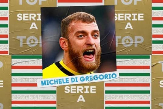 Michele Di Gregorio miglior giocatore della 20.a giornata di Serie A