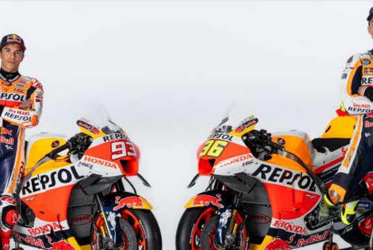 Presentata a Madrid la Repsol Honda di Marc Marquez MotoGP