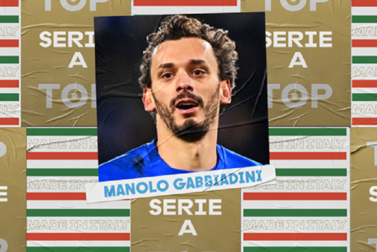 Manolo Gabbiadini miglior giocatore della 27.a giornata di Serie A Calcio Serie A - Sampdoria