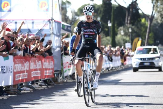 Gran Premio Liberazione, Alessandro Romele vince la classica dopo oltre 100 chilometri di fuga Ciclismo