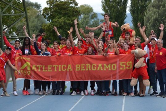 L’Atletica Bergamo 1959 Oriocenter eletta Polo di Sviluppo Talento Atletica Bergamo 1959 Oriocenter