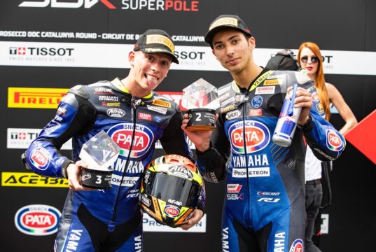 Gran Premio di Catalogna, Andrea Locatelli sale sul suo quinto podio stagionale nella Superpole Race Superbike