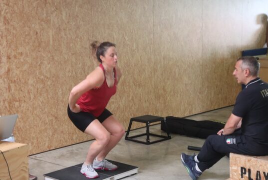 Michela Moioli e compagni si allenano fra Curno e Bergamo in vista della prossima stagione Snowboard