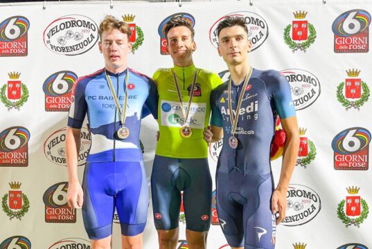 Bronzo di Lino Colosio nell’inseguimento individuale Under 23 alla 6 Giorni delle Rose Ciclismo