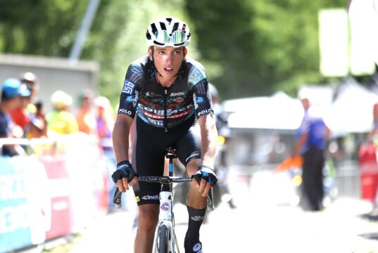 Pavel Novak (Team Colpack Ballan CSB) chiude al terzo posto la seconda tappa del Giro della Valle d’Aosta Ciclismo
