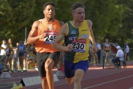 Roberto Rigali vince i 100 metri al Challenge Assoluto e segna il nuovo personale Roberto Rigali (Foto Fidal)