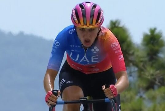 Una grintosa Silvia Persico chiude in sesta posizione la 7.a tappa del Giro Donne Giro d'Italia donne
