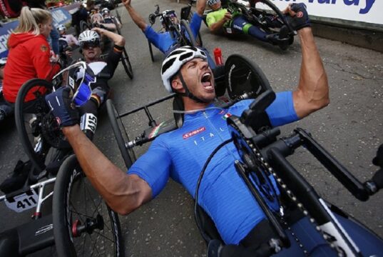 Testa sfiora la top ten nella cronometro dell’handbike agli Europei di paraciclismo Paraciclismo