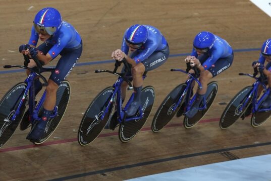 Martina Fidanza ed Elisa Balsamo accedono alla finale per il bronzo nell’inseguimento a squadre Ciclismo