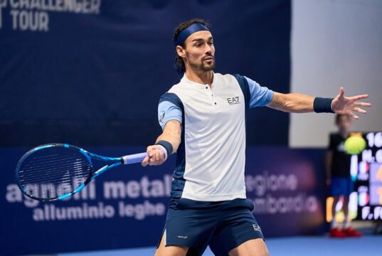 Fogni ci crede. Vuole la vittoria a tutti i costi e batte Grenier al tie break. Ora i quarti Trofeo Faip Perrel