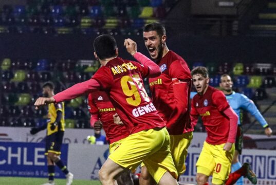 L’AlbinoLeffe sorprende e va a vincere sul campo del Trento con sette under in formazione AlbinoLeffe