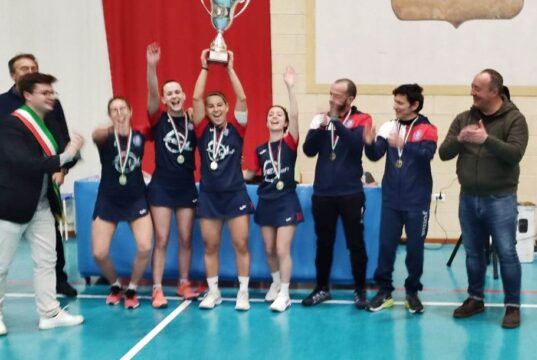 Tamburello, Serie A indoor donne: Ubisport Ciserano è campione d’Italia. Nell’ultimo turno con Grassobbio batte Firenze Tamburello
