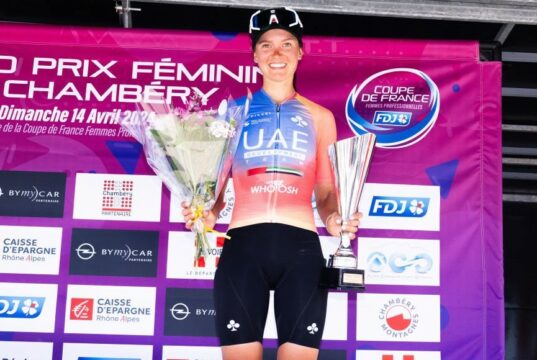 Erica Magnaldi (UAE Development Team) conquista il 3° posto al Grand Prix Fémenin de Chambery Grand Prix de Chambery