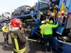 Maxi incidente sull’autostrada A1, due morti in uno scontro tra quattro tir e tre auto