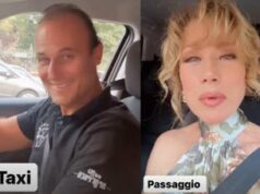 Taxi introvabili a Roma, Nancy Brilli all’ambasciata britannica con l’amico barista