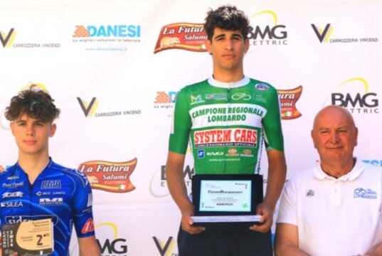 Crono di Romanengo, Davide Donati vince il titolo regionale juniores Crono di Romanengo