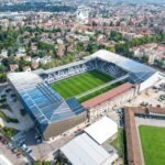 Atalanta BC – Gewiss Stadiumlavori alla curva morosini del Gewiss Stadium