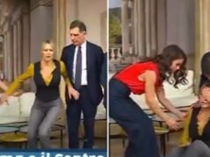 Anna Falchi ha un malore in diretta, il video a ‘I fatti vostri’: cosa è successo