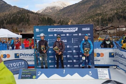 ISMF Youth World Cup, Gioele Migliorati è terzo nella sprint di Forni di Sopra Coppa del Mondo giovanile sci alpinismo