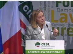 Cisl, Meloni ad assemblea nazionale: “Superare visione conflittuale di alcuni sindacati”