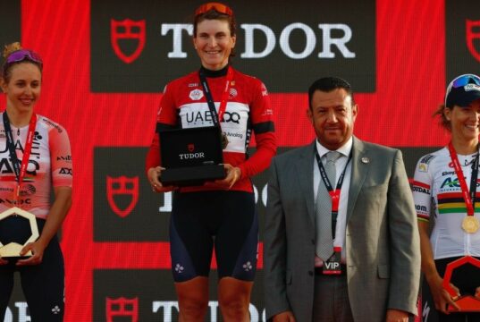UAE Tour Women: Silvia Persico è seconda nella classifica generale, sesto posto per Martina Fidanza nell’ultima tappa UAE Tour Women
