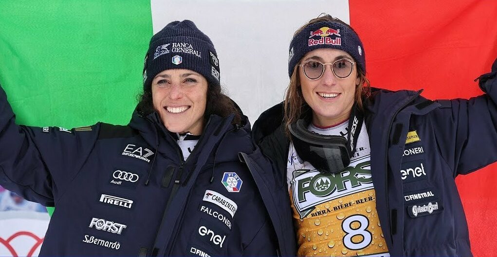 Federica Brignone e Sofia Goggia