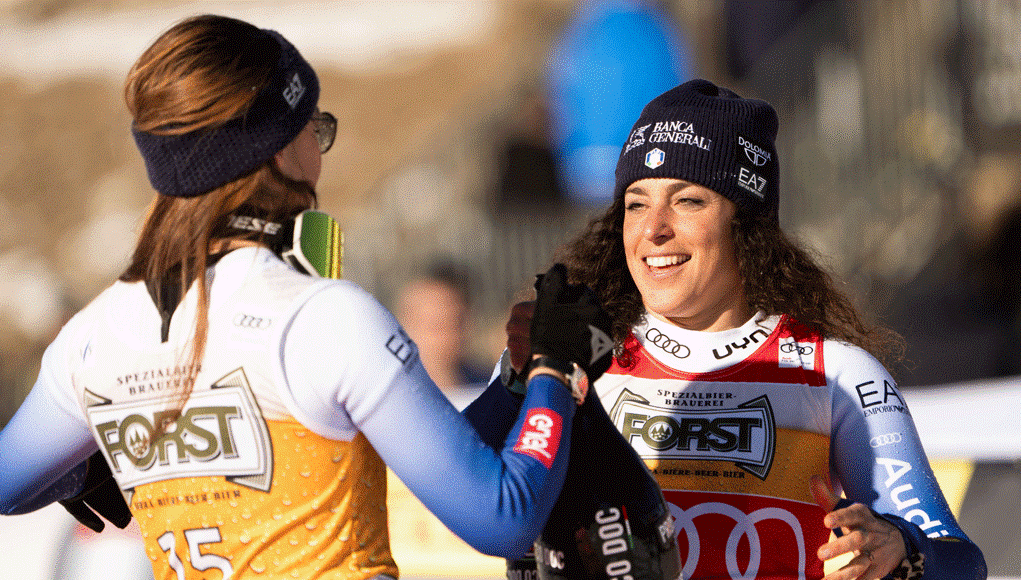 Sofia Goggia e Federica Brignone