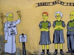 Scritta ‘genocidio’ e baffi alla Hitler, vandalizzato murale con Segre, Bruck e Sami Modiano