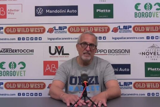Blu Basket annuncia il nuovo allenatore: Andrea Zanchi e conferma il ds Fabrizio Frates Blu Basket