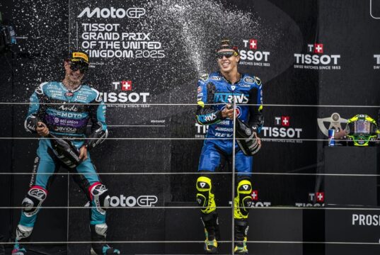 Moto 2, Italtrans Racing Team sale sul podio a Silverston col secondo posto di Diogo Moreira Italtrans Racing Team