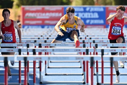 Atletica, ai Campionati italiani Allievi Filippo Vedana conferma il pronostico e vince i 110m ostacoli (quarto crono italiano U18) Atletica Leggera