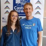 Beatrice Bianchi e Luca Magri con maglia azzurra in Galles