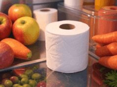 Carta igienica in frigo, l’idea per conservare meglio frutta e verdura