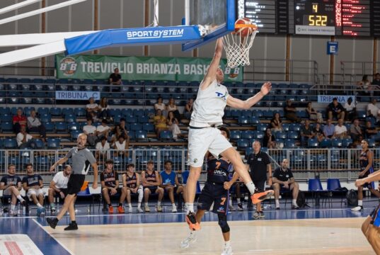 Buon test della Tav Treviglio contro i “cugini” della Blu Orobica Tav Treviglio
