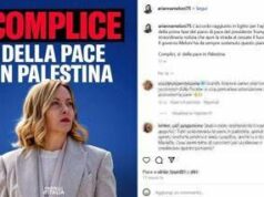 “Meloni complice della pace in Palestina”, il post della sorella Arianna