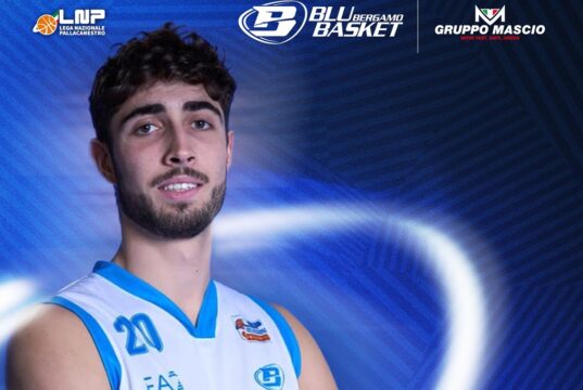 Blu Basket Bergamo si rinforza con la guardia Matteo Pollone. È già a disposizione Blu Basket Bergamo