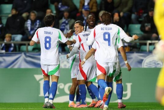 L’Italia batte l’Estonia 3-1 e va verso i playoff di qualificazione Italia