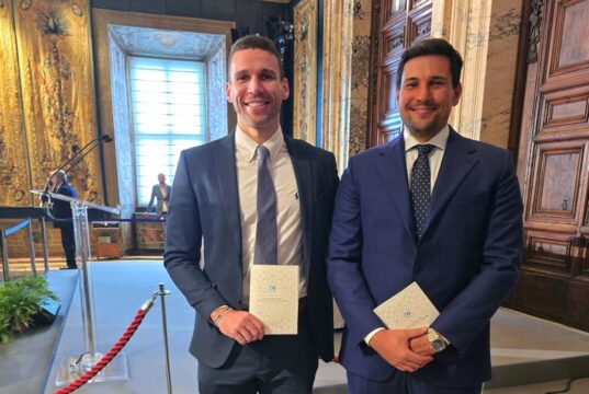 Riconoscimento del Quirinale per Stefano e Nicolas Bossi (Blu Basket Bergamo) per l’associazione “A canestro per la ricerca” Airc
